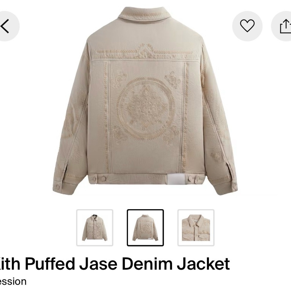 Kith Puffed Jase Denim Jacket - Picture 2 of 13